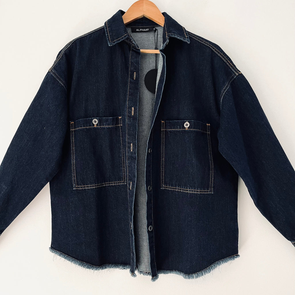 Alpha60 ENNIS Denim Overshirt.