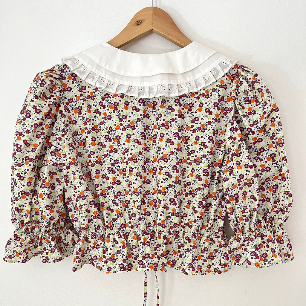 Maison Cleo ANGELE Muli Flowers Blouse Size FR36/AU8/S.
