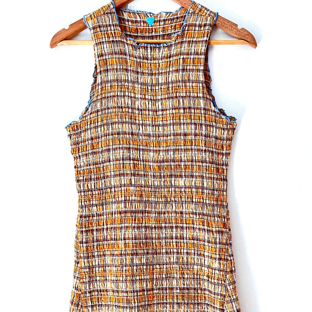 Après Studio x Katharina Lou Shirred Mini Dress Size L/AU12.