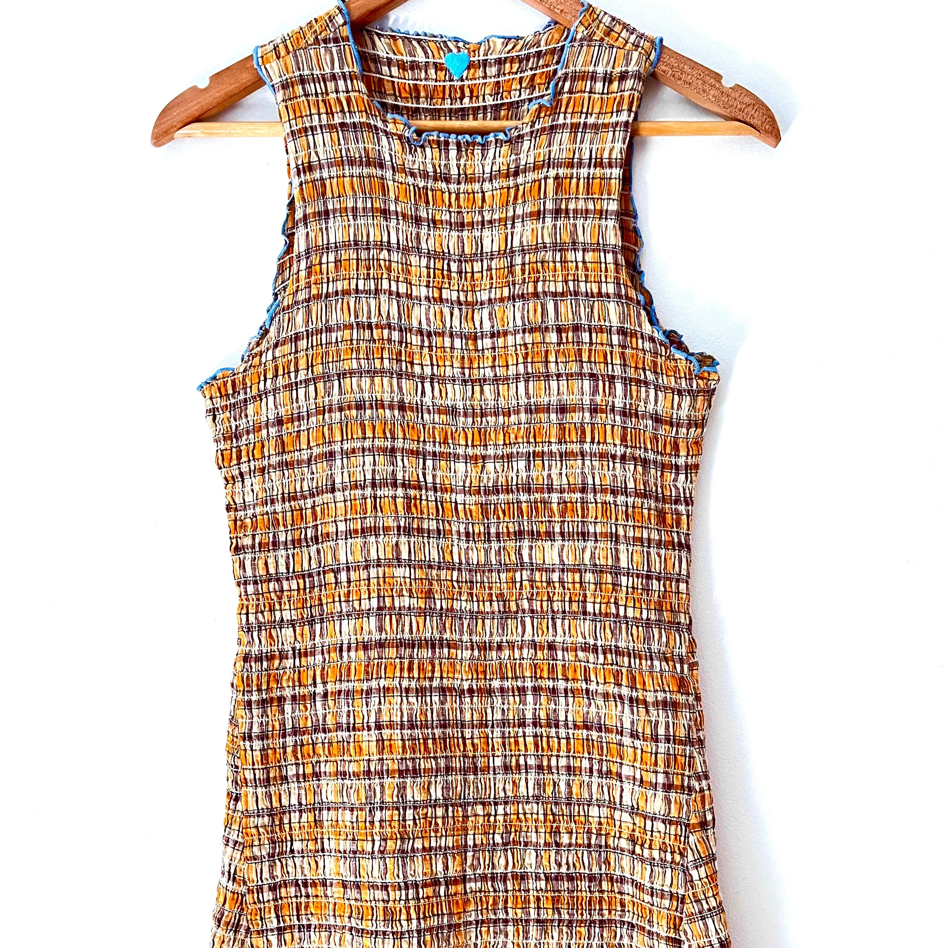 Après Studio x Katharina Lou Shirred Mini Dress Size L/AU12.