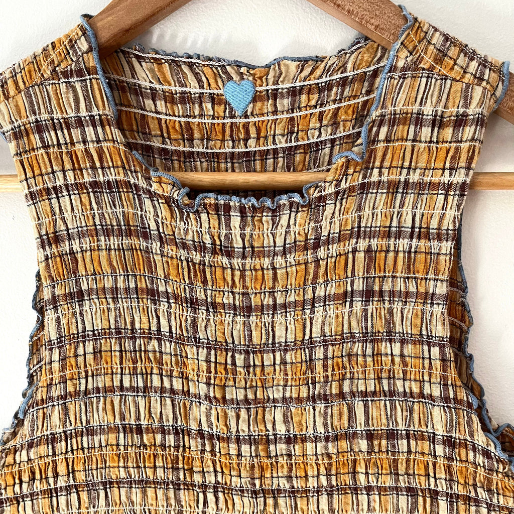 Après Studio x Katharina Lou Shirred Mini Dress Size L/AU12.
