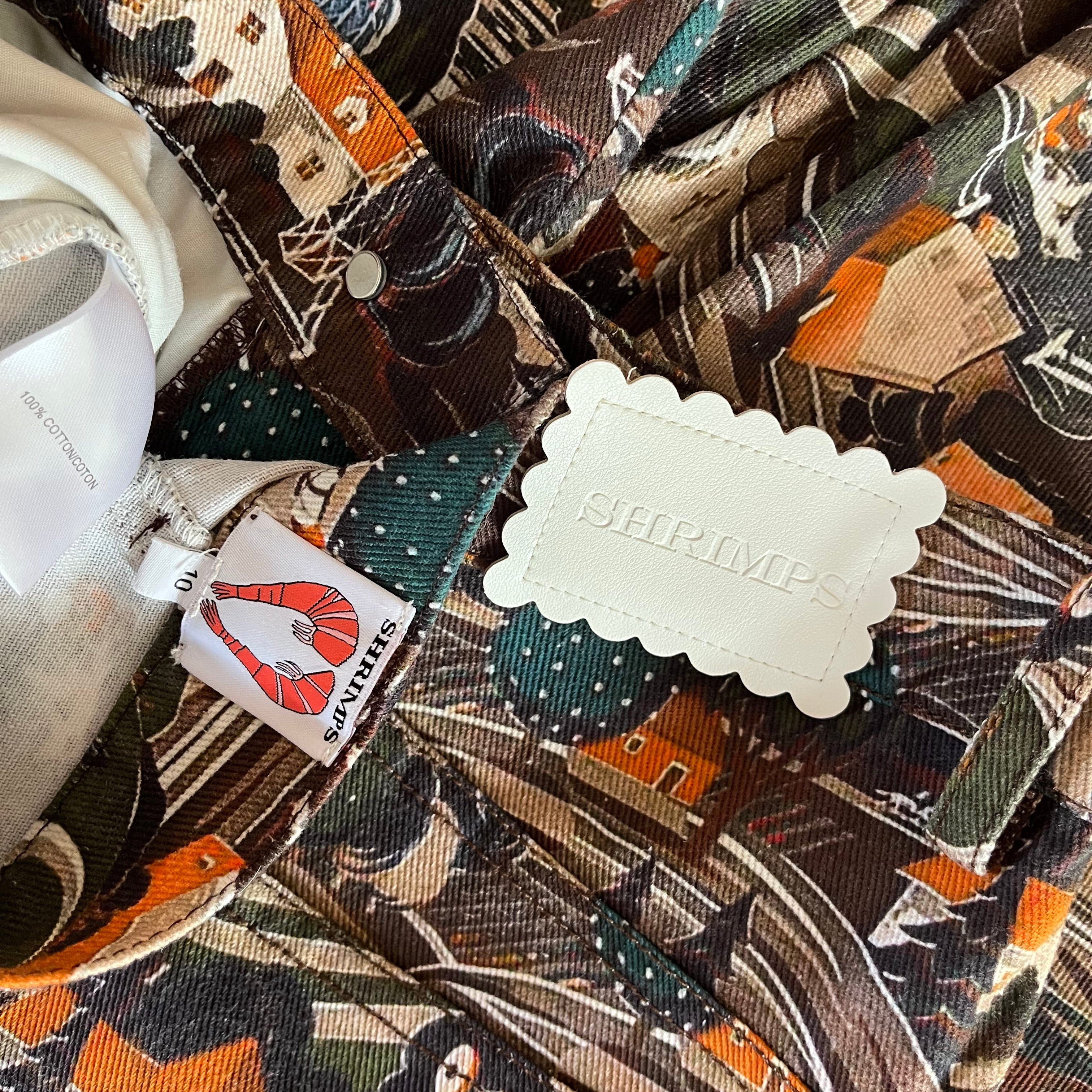 Shrimps JEMIMA Printed Wide-leg Pants Size 10.