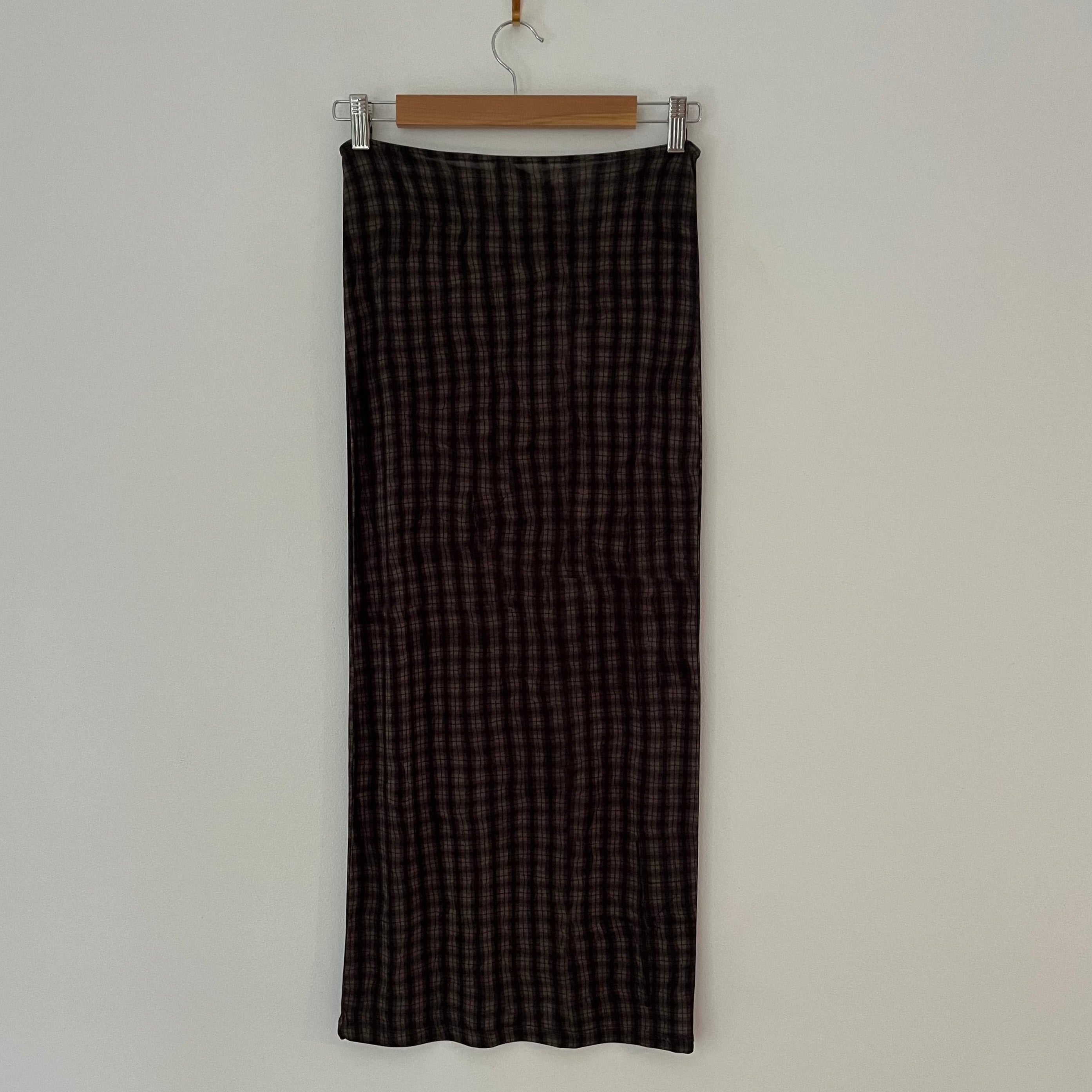Paloma Wool BNWT RAFF Tube Skirt Dark Brown Size XS.