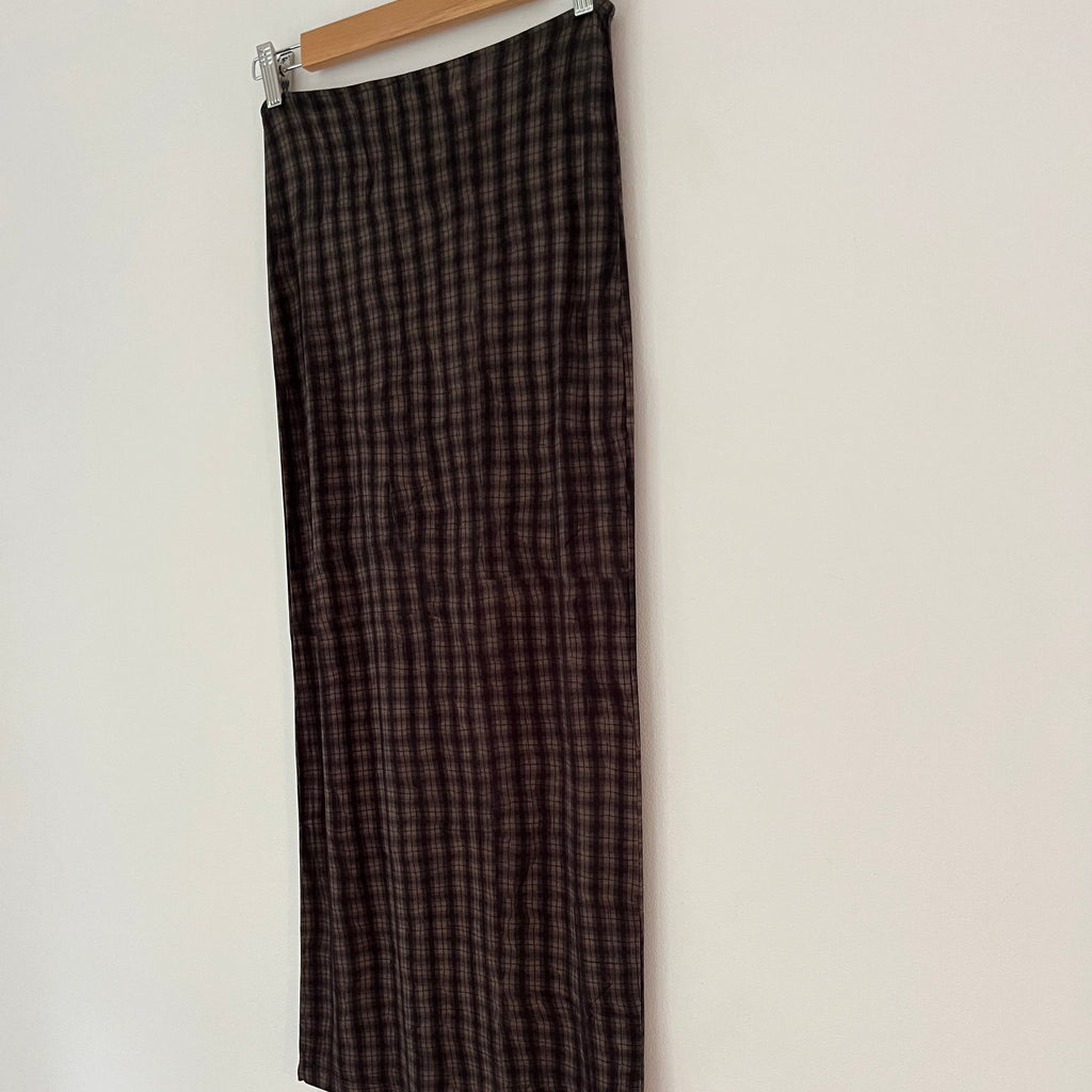 Paloma Wool BNWT RAFF Tube Skirt Dark Brown Size XS.