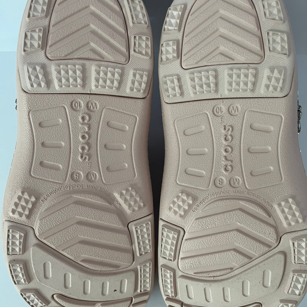 Simone Rocha x Crocs QUICK TRAIL Clogs in Quartz.