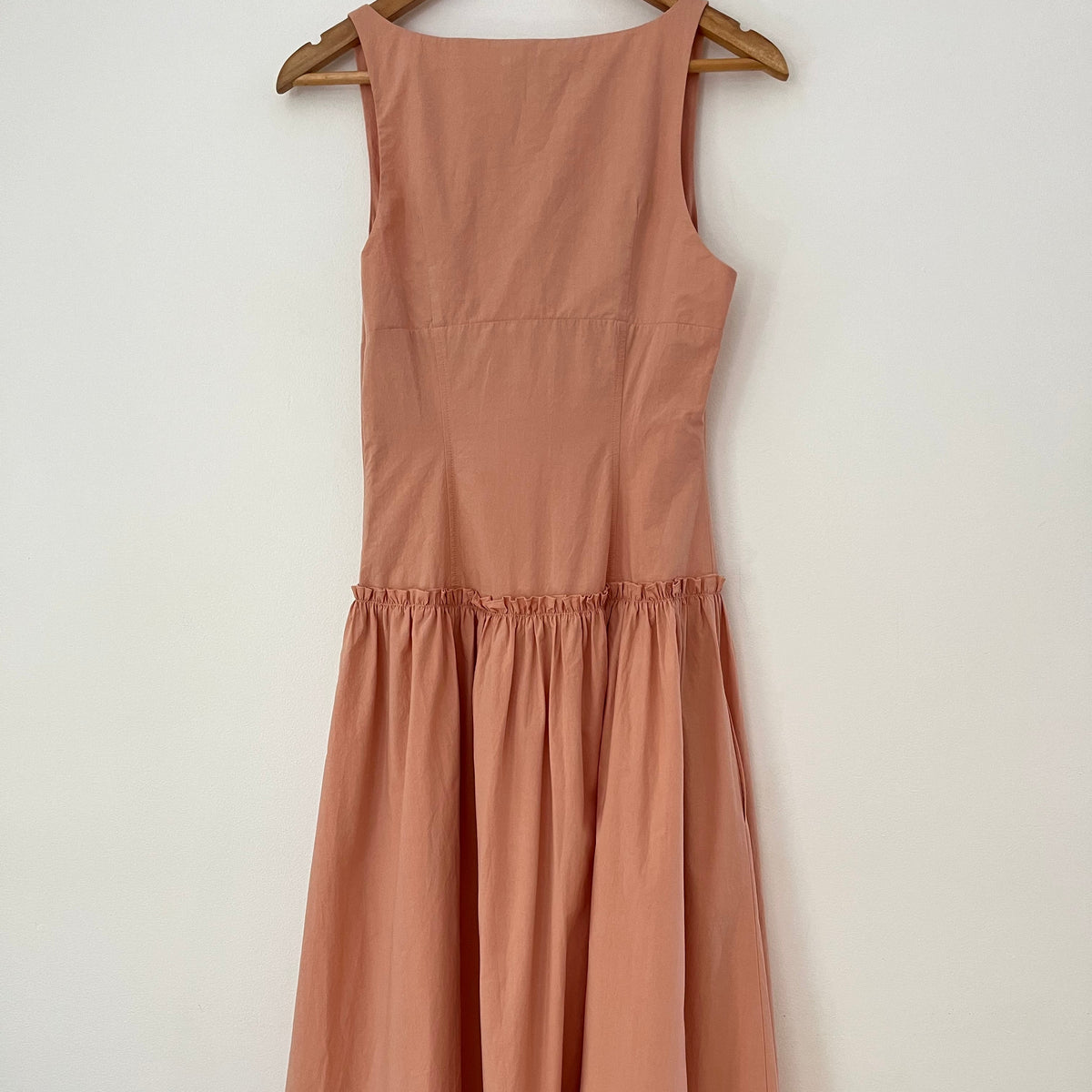 My Mum Made It BNWT Button Dress in Peach Size S.