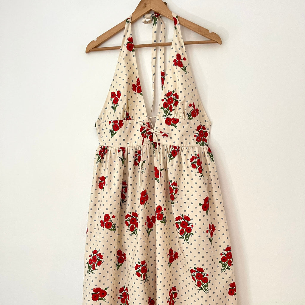 Juni BNWT LILY Maxi Dress in Poppies Size 14.