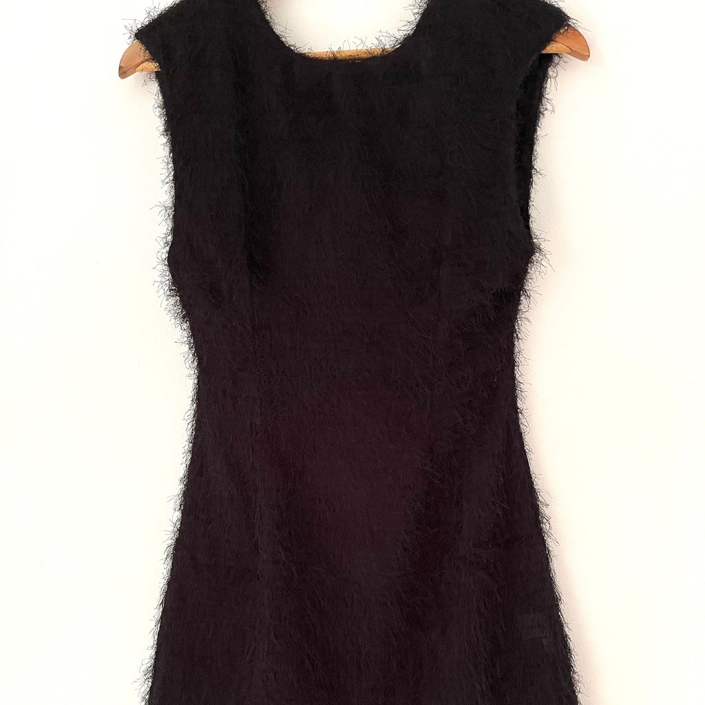Après Studios Black Fringe Mini Dress Size AU6.
