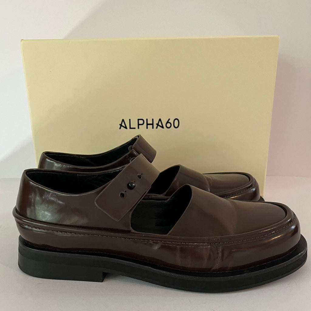Alpha60 AYA MaryJane Shoe in Oxblood Size 37.