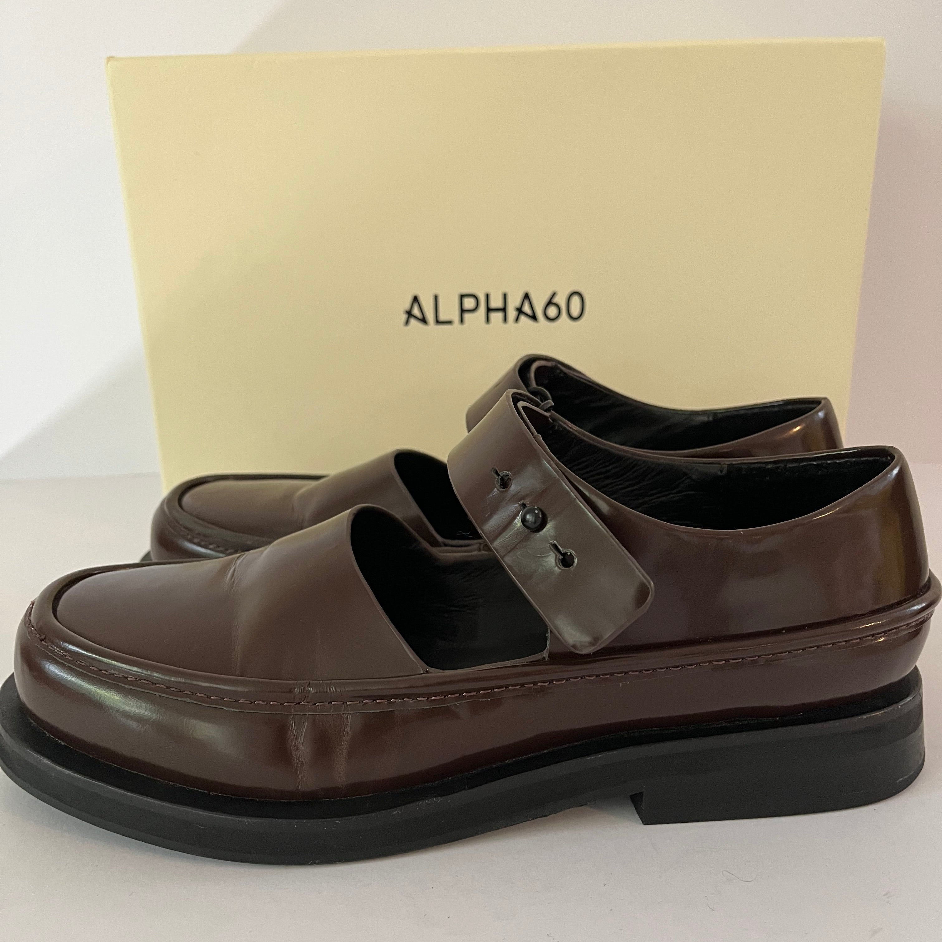 Alpha60 AYA MaryJane Shoe in Oxblood Size 37.