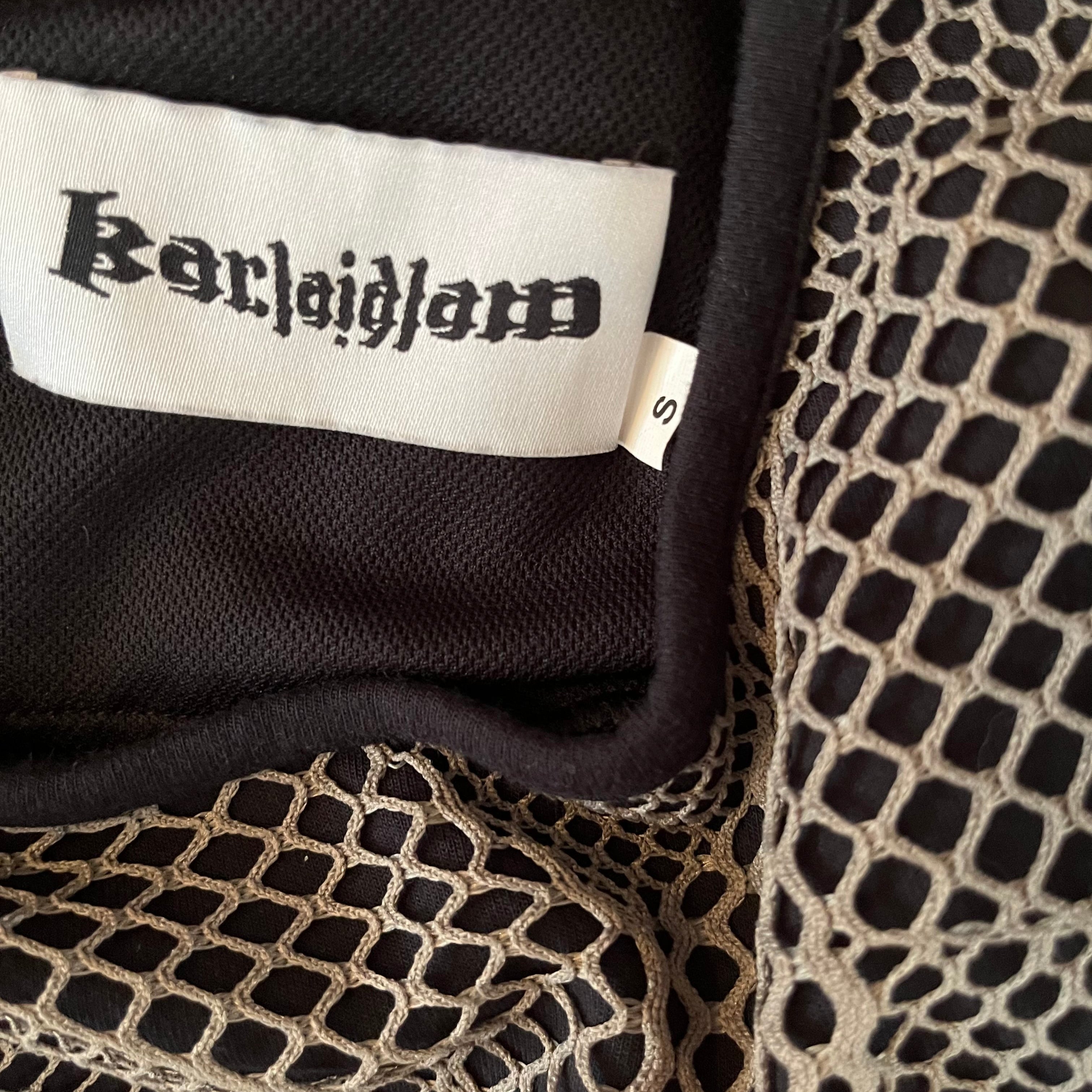 Karla Laidlaw Mesh Short Sleeve Top.