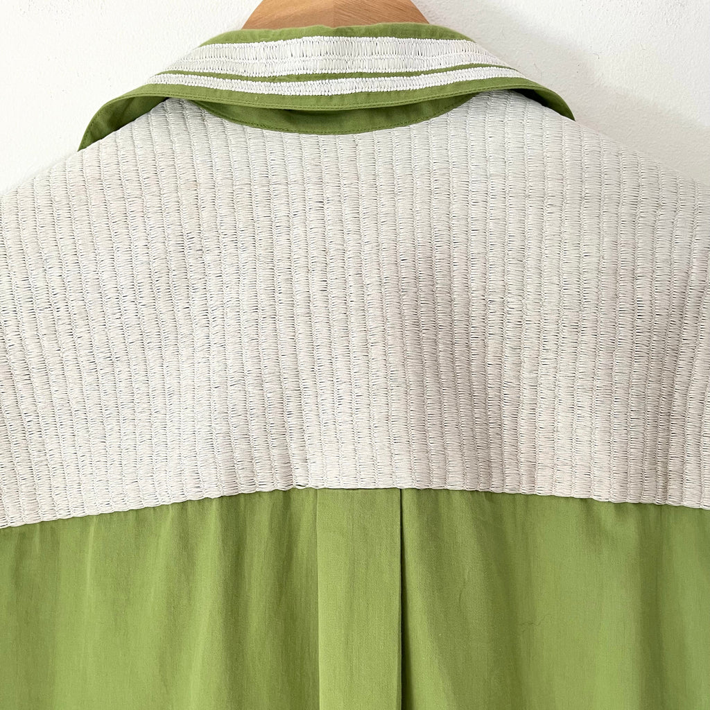 Lucy Folk MANTRA Archive Shirt in Wasabi Green Size M/L.