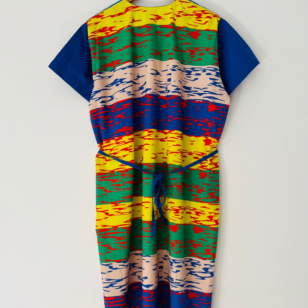 Verner HOUSE IN SUNSHINE Dress in Blue Size S.
