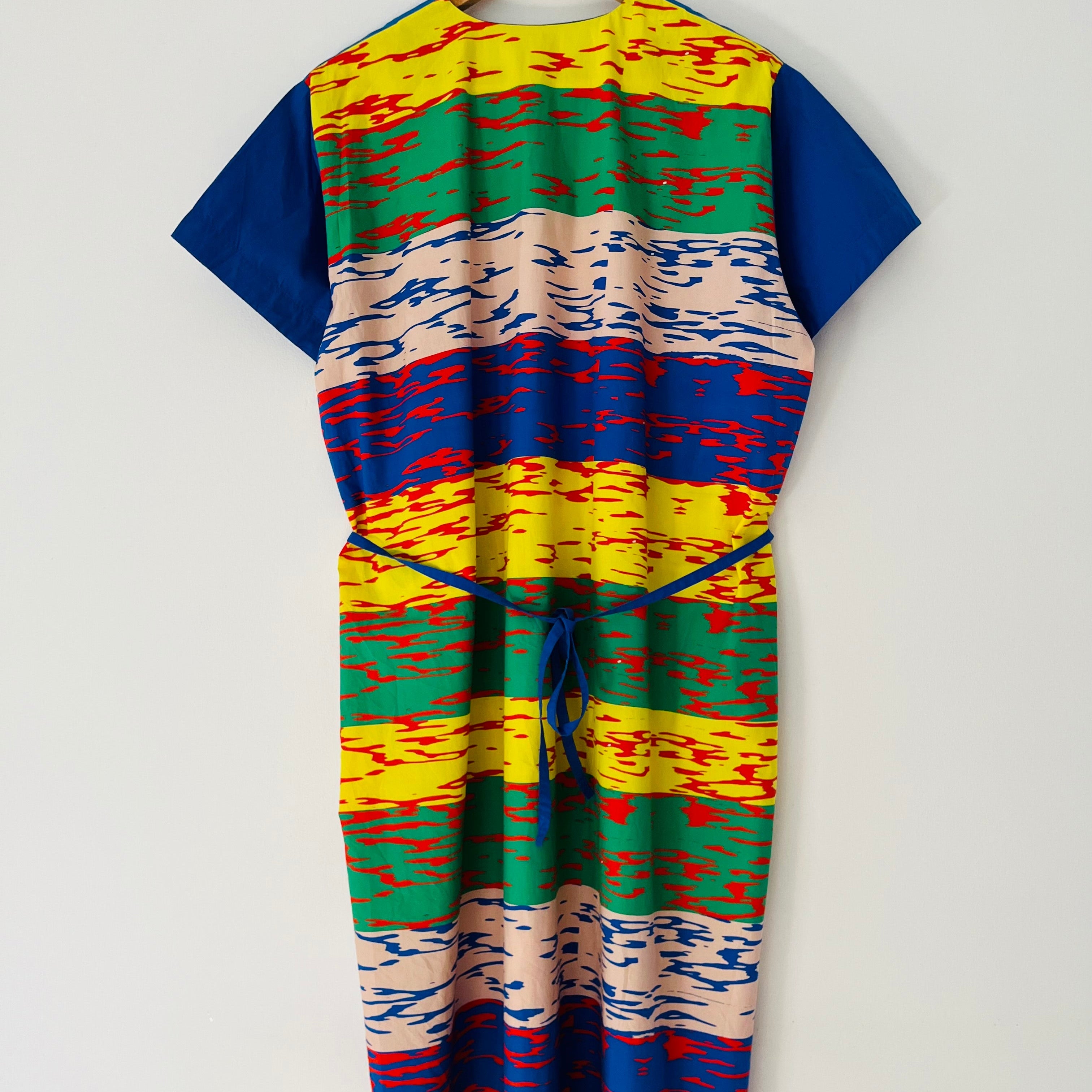 Verner HOUSE IN SUNSHINE Dress in Blue Size S.