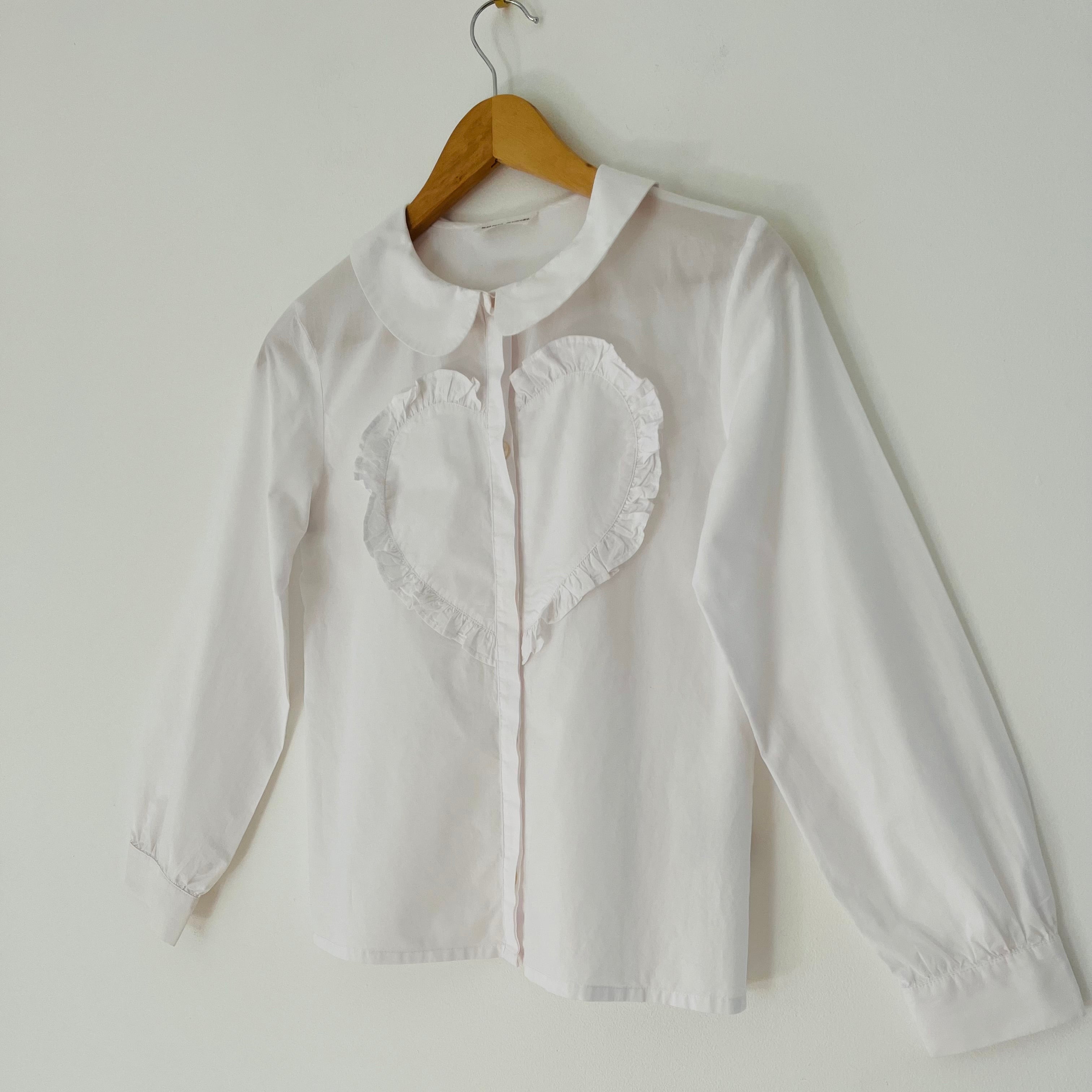 Sonia Rykiel Heart Frill Shirt Size XS.