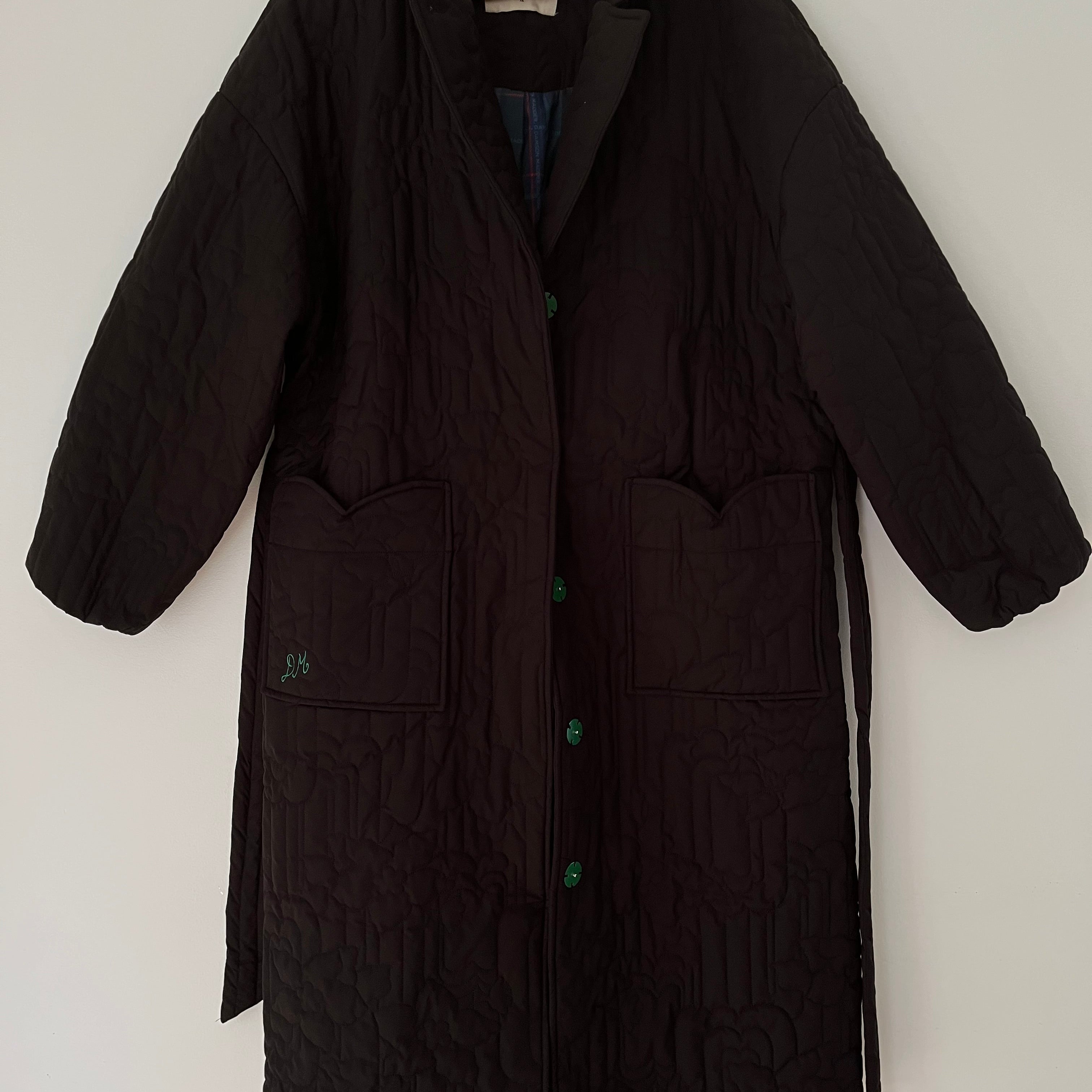 Damson Madder GILDA Longline Quilted Coat Size 12.