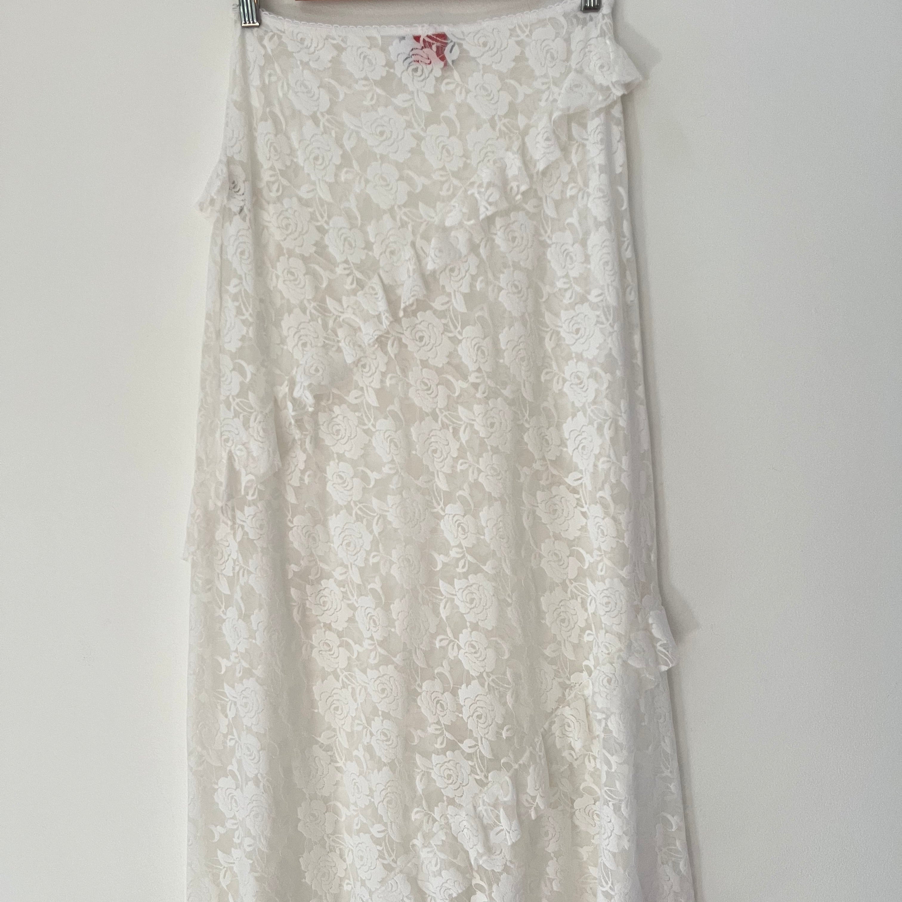 Sister Studios STARR Lace Maxi Skirt Size M/AU10.