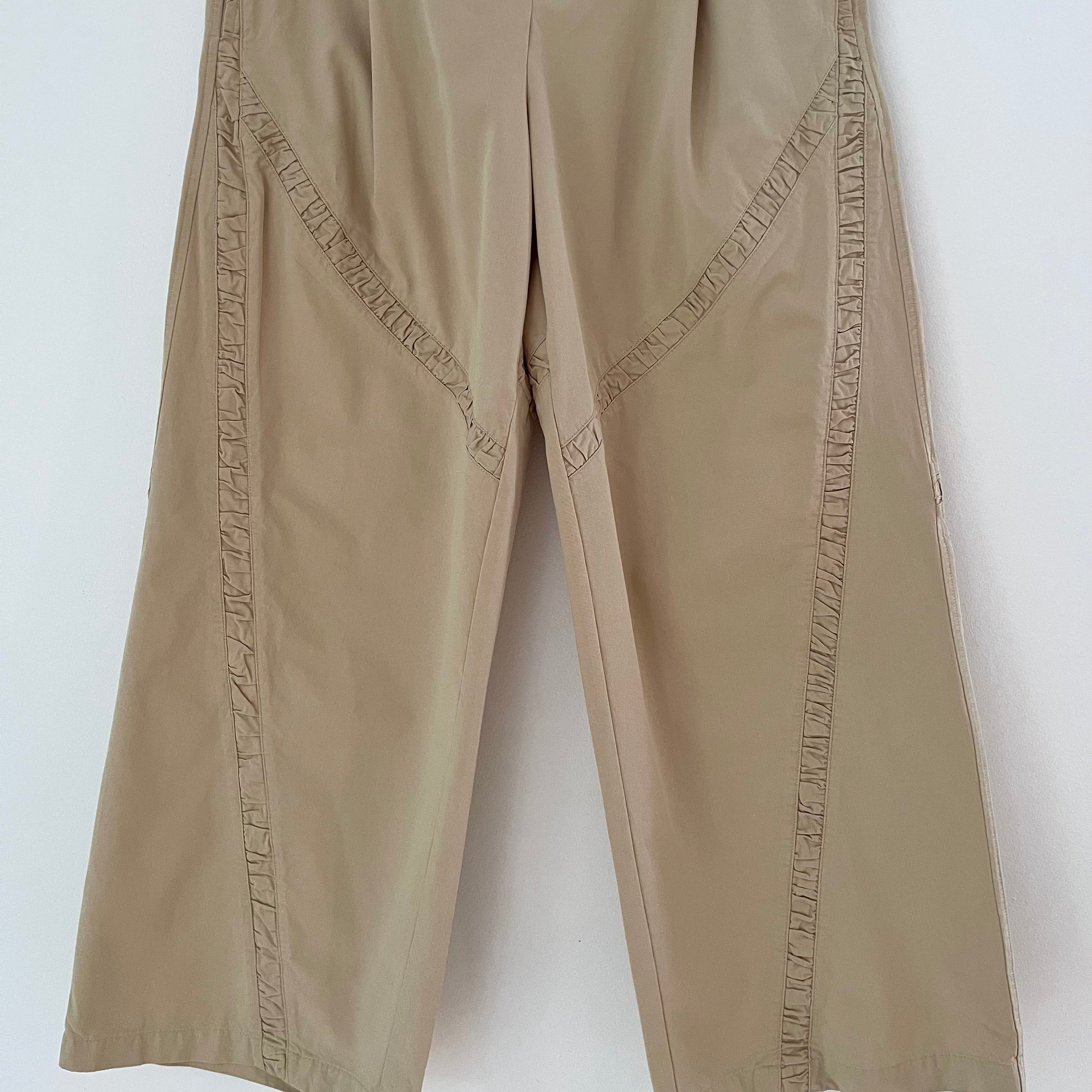 Deiji Studios CHANNEL Pants in Stone Size S.