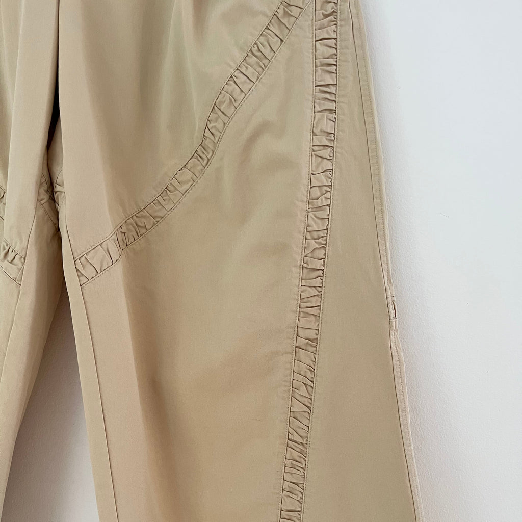 Deiji Studios CHANNEL Pants in Stone Size S.