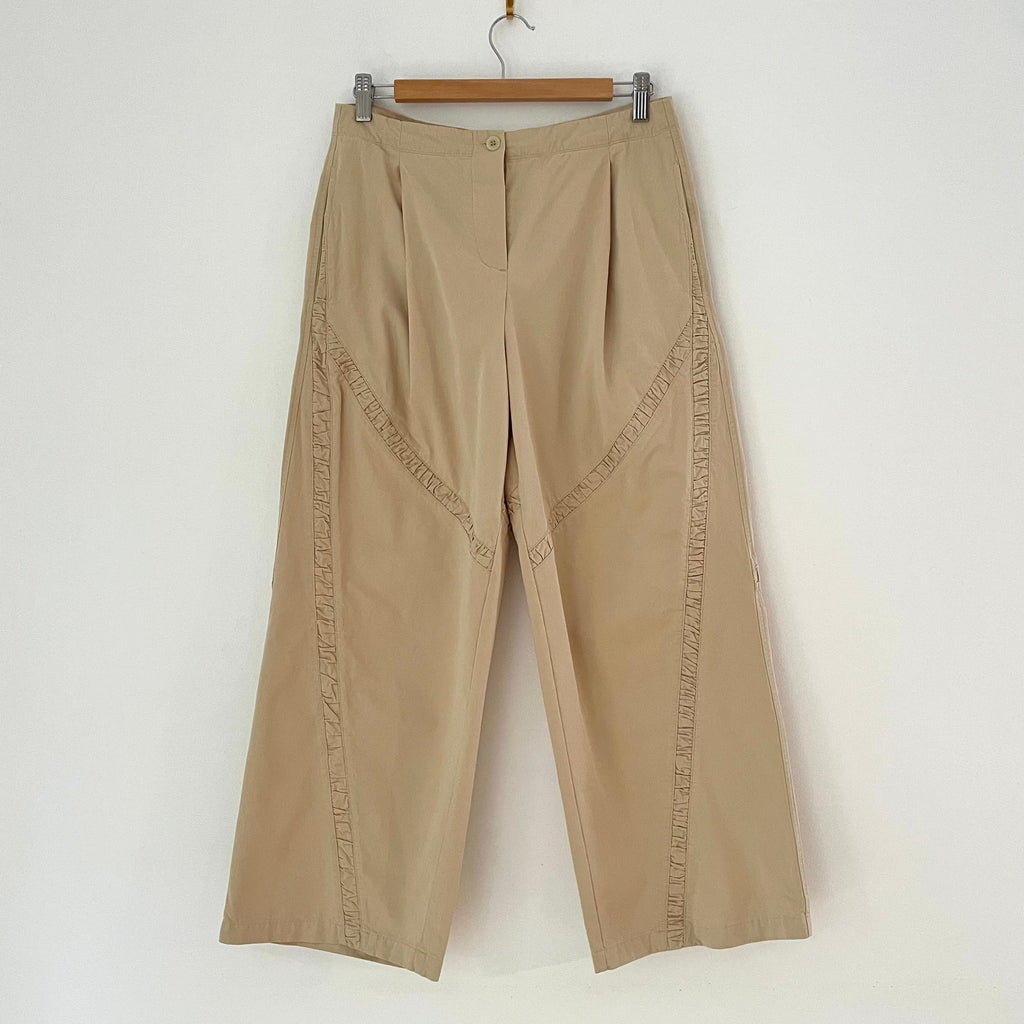 Deiji Studios CHANNEL Pants in Stone Size S.