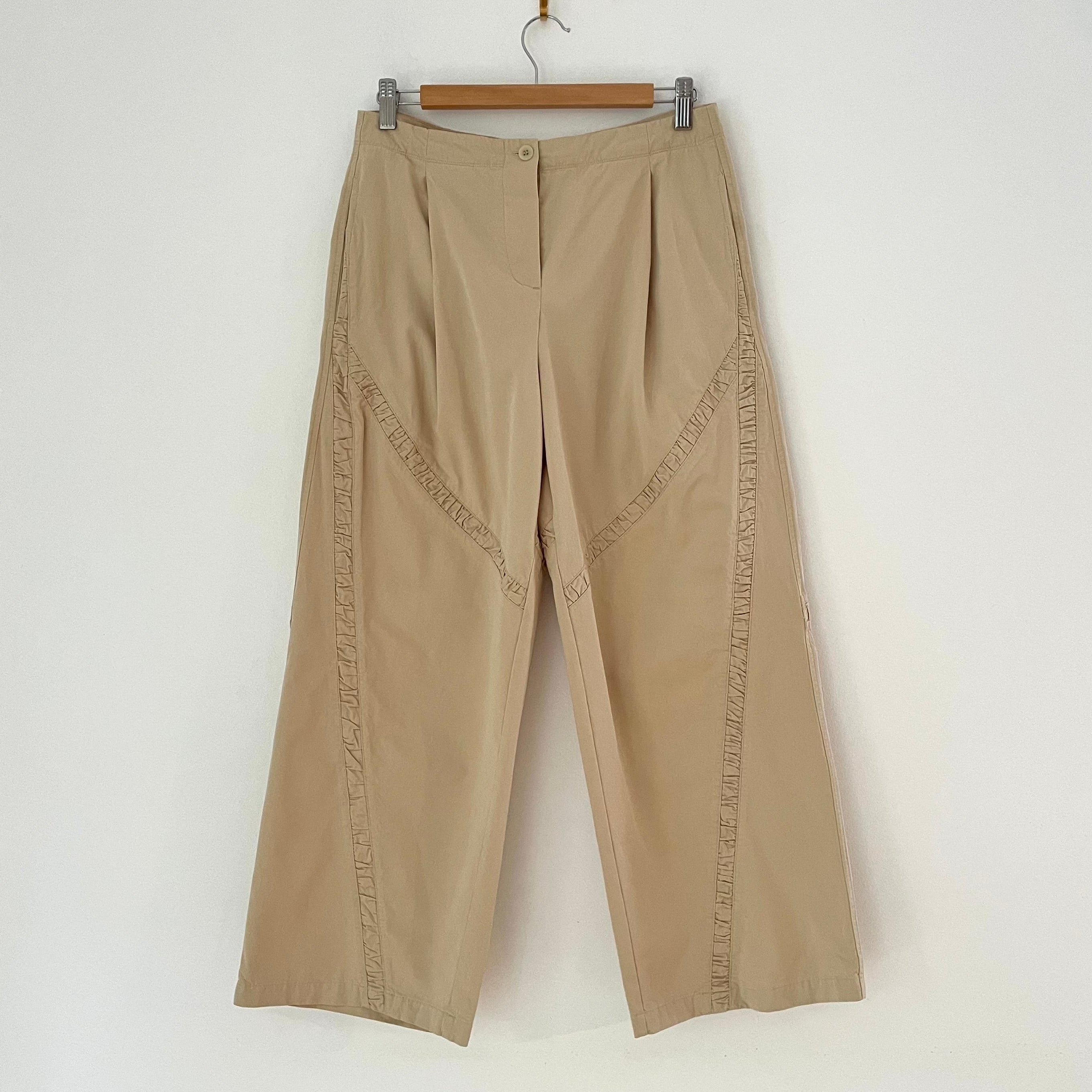 Deiji Studios CHANNEL Pants in Stone Size S.