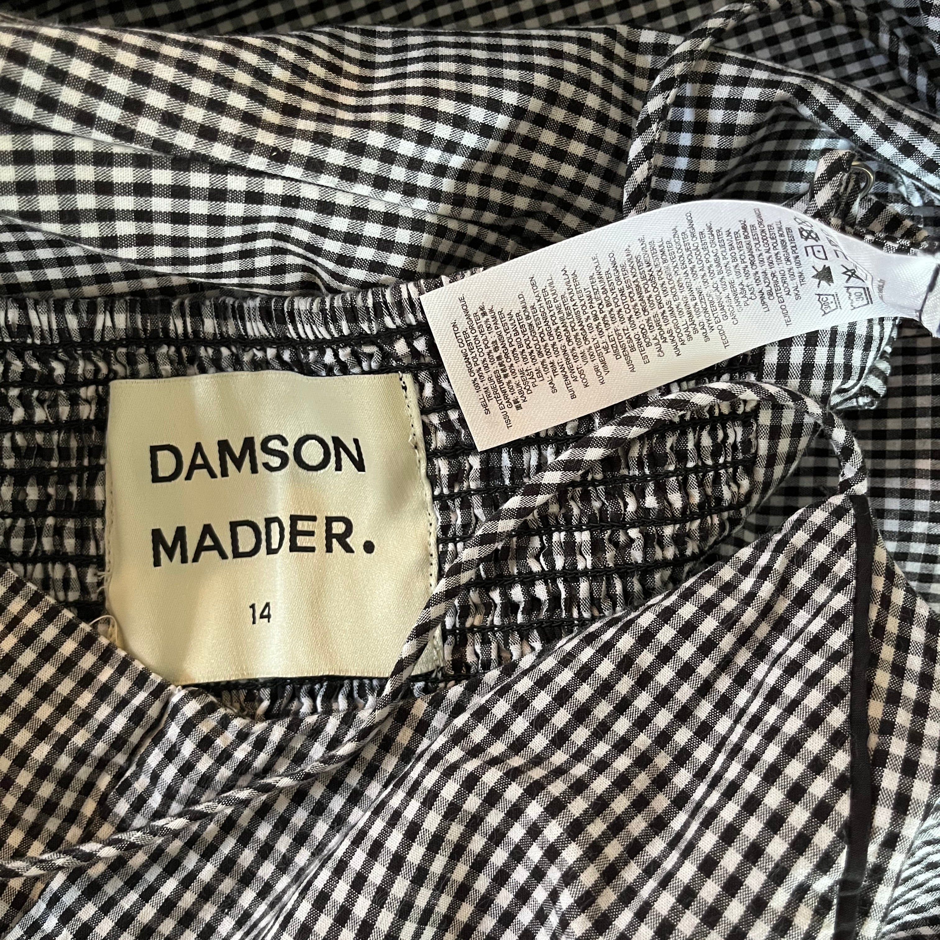 Damson Madder PERSEPHONE Midi Dress Size 14.