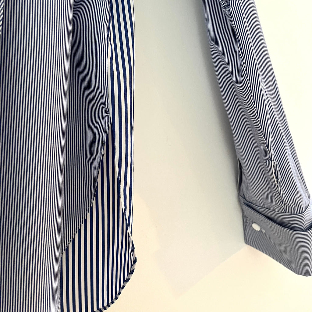 Tibi Striped Strap Shirt Size US2/AU6-8.