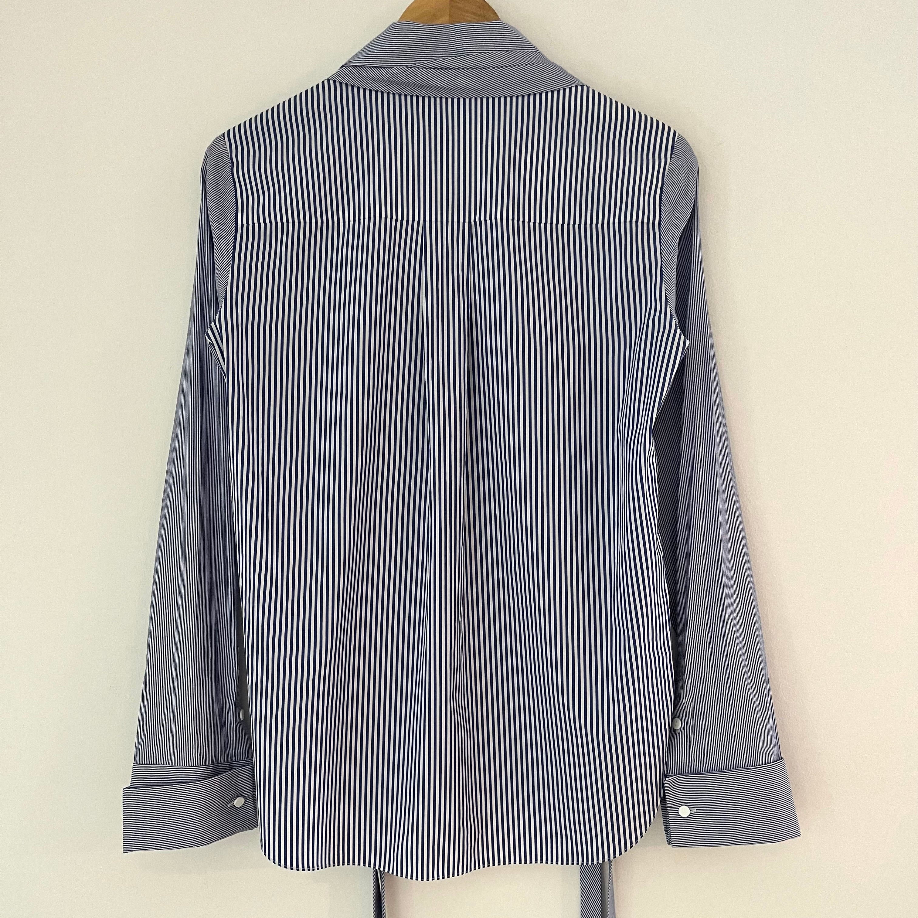 Tibi Striped Strap Shirt Size US2/AU6-8.