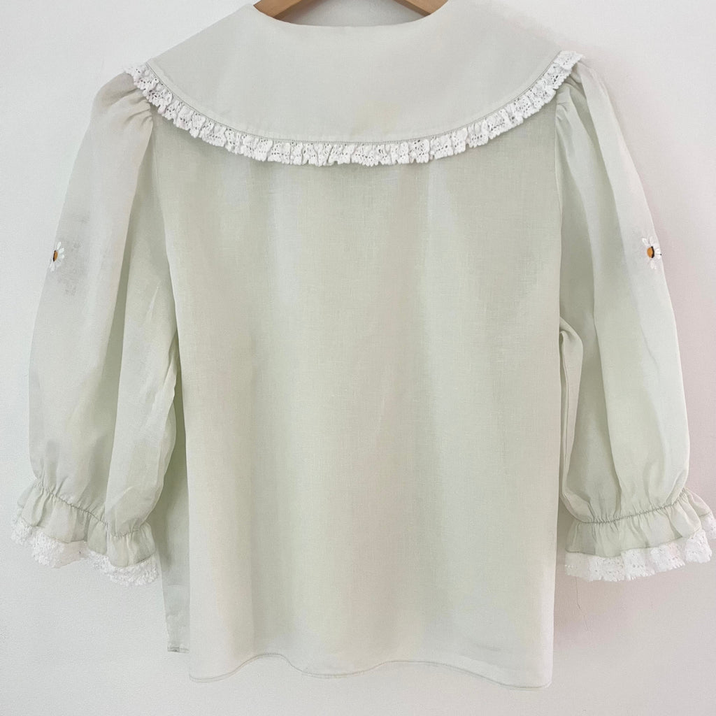 Rixo DALLAS Embroidered Blouse Size 10.