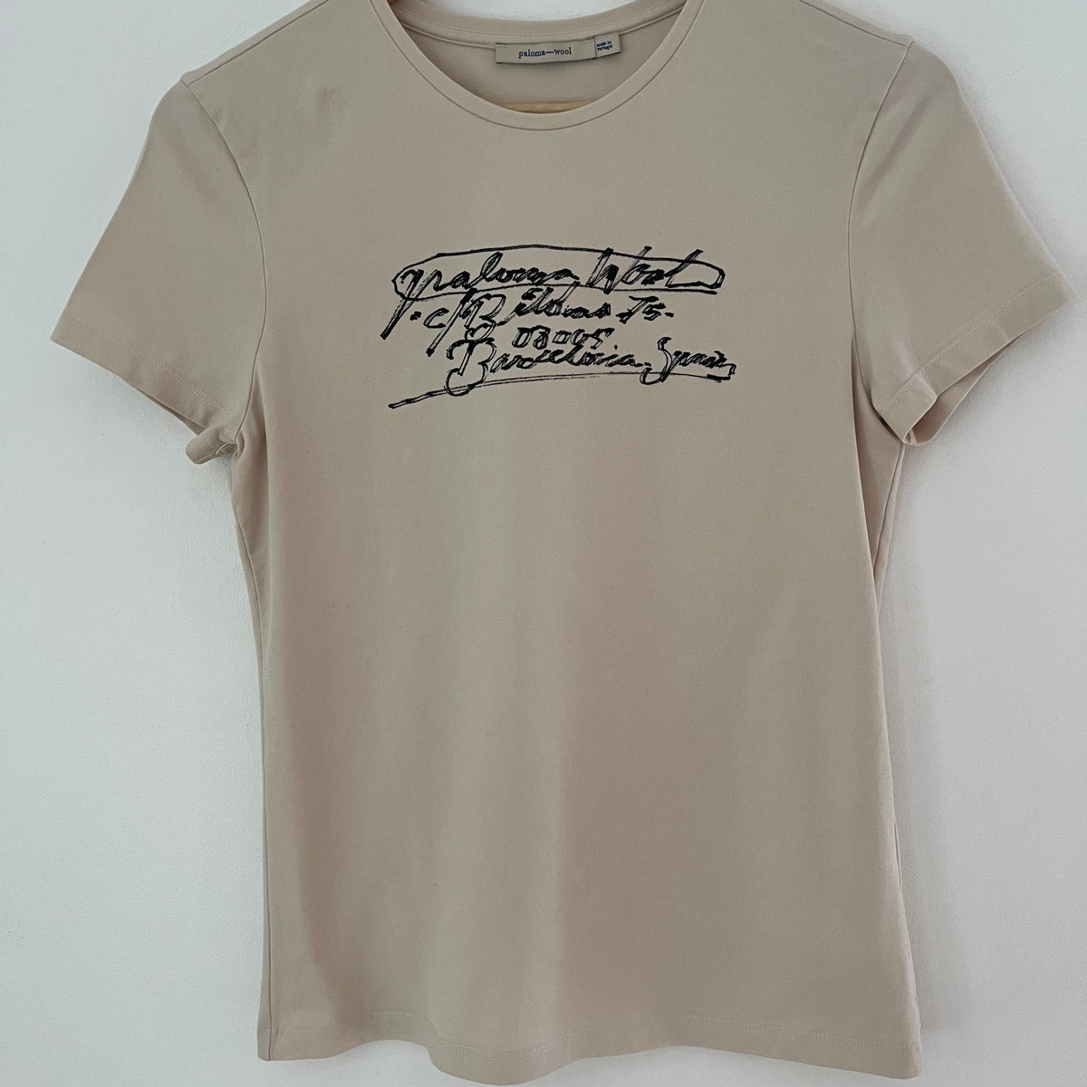 Paloma Wool AQUILA Tee in Beige Size L.