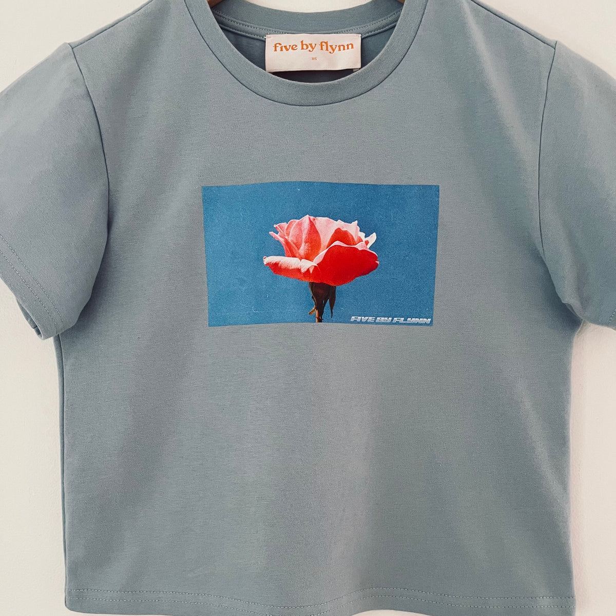 Five By Flyn BABY ROSE Tee Size XS.