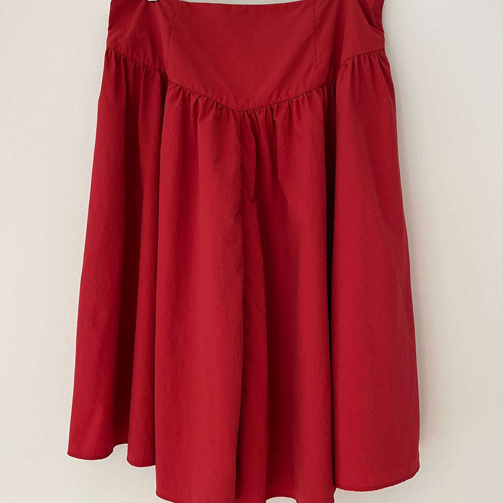 Peachy Den DEBA Skirt in Tomato Size XXL.