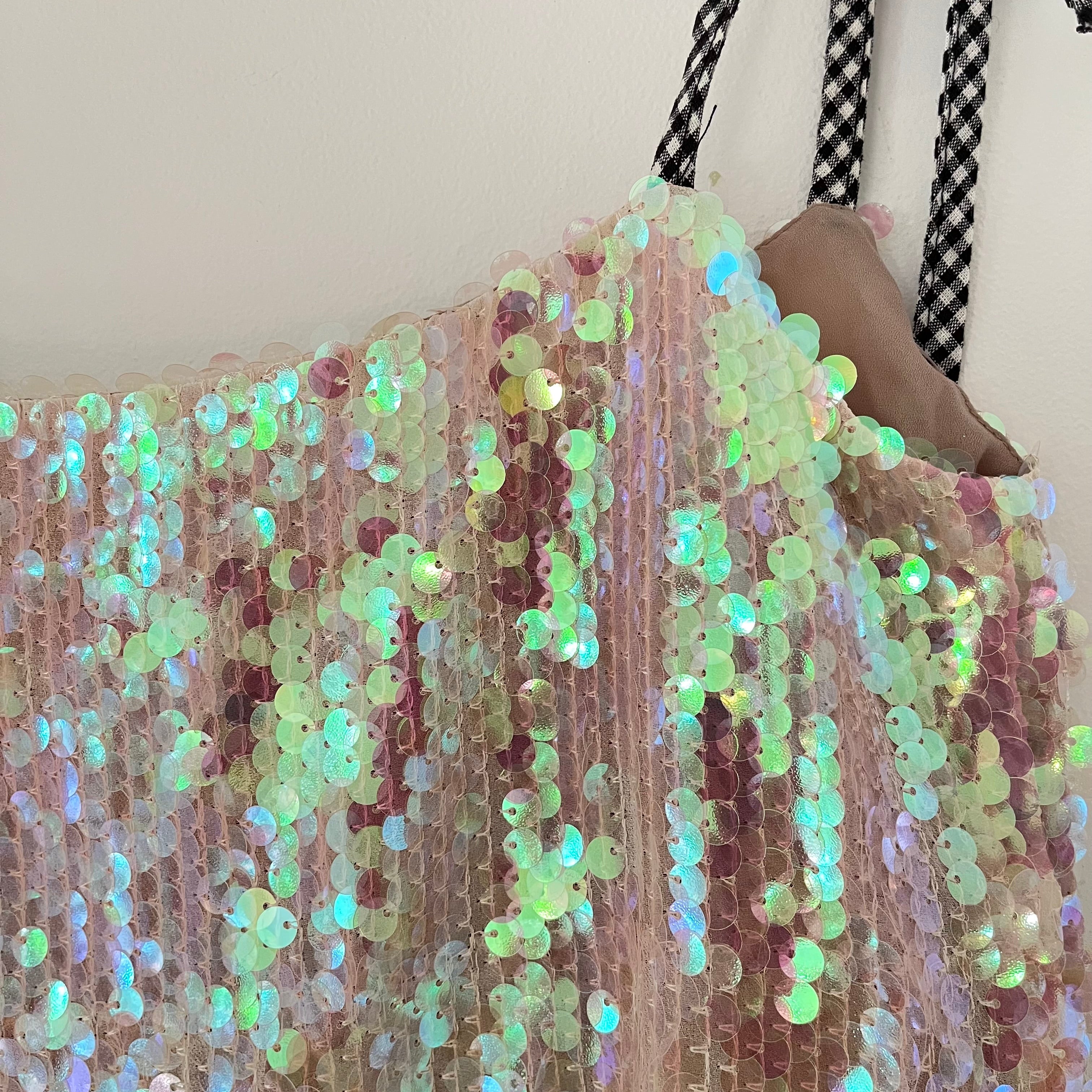 Sandy Liang Sequin Cami Size 38/AU10.