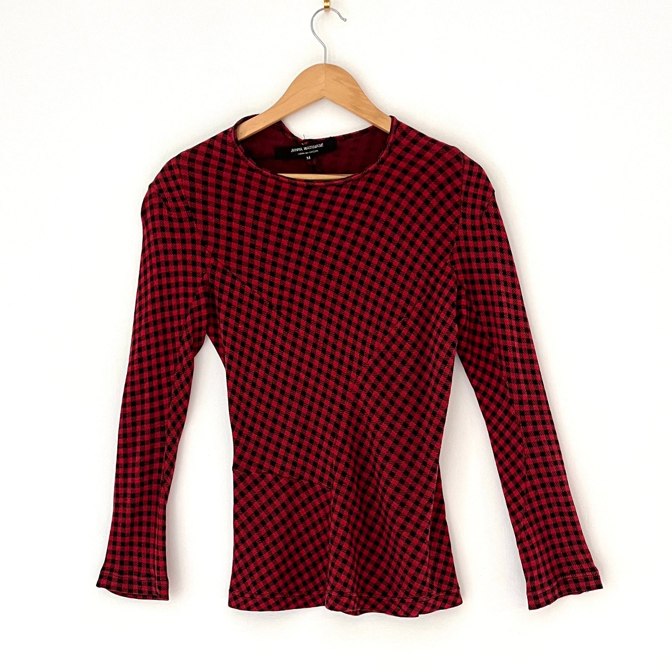Junya Watanabe x Comme Des Garçons Checked Top Size M.