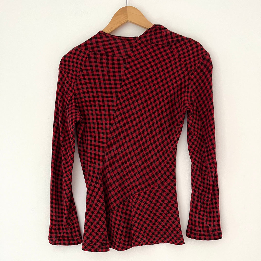 Junya Watanabe x Comme Des Garçons Checked Top Size M.