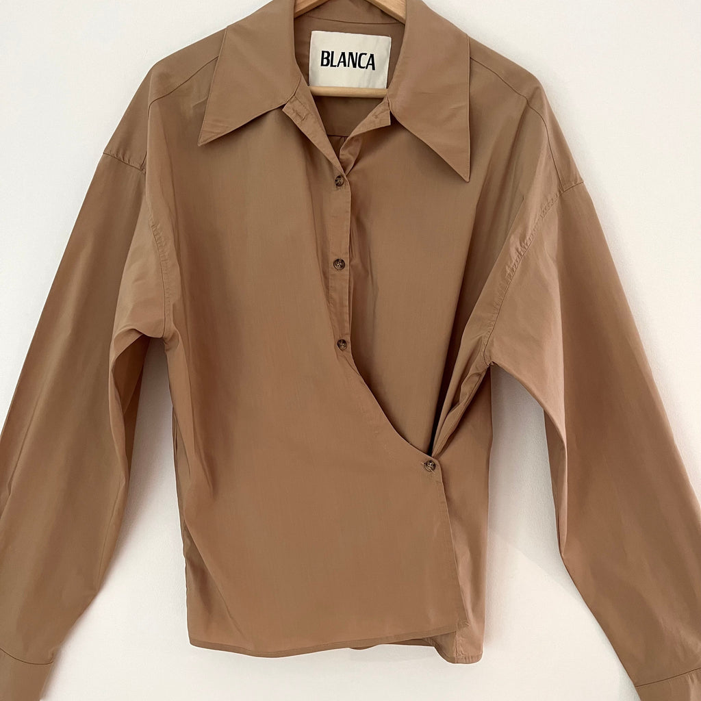 Blanca DION Asymmetrical Shirt One Size.
