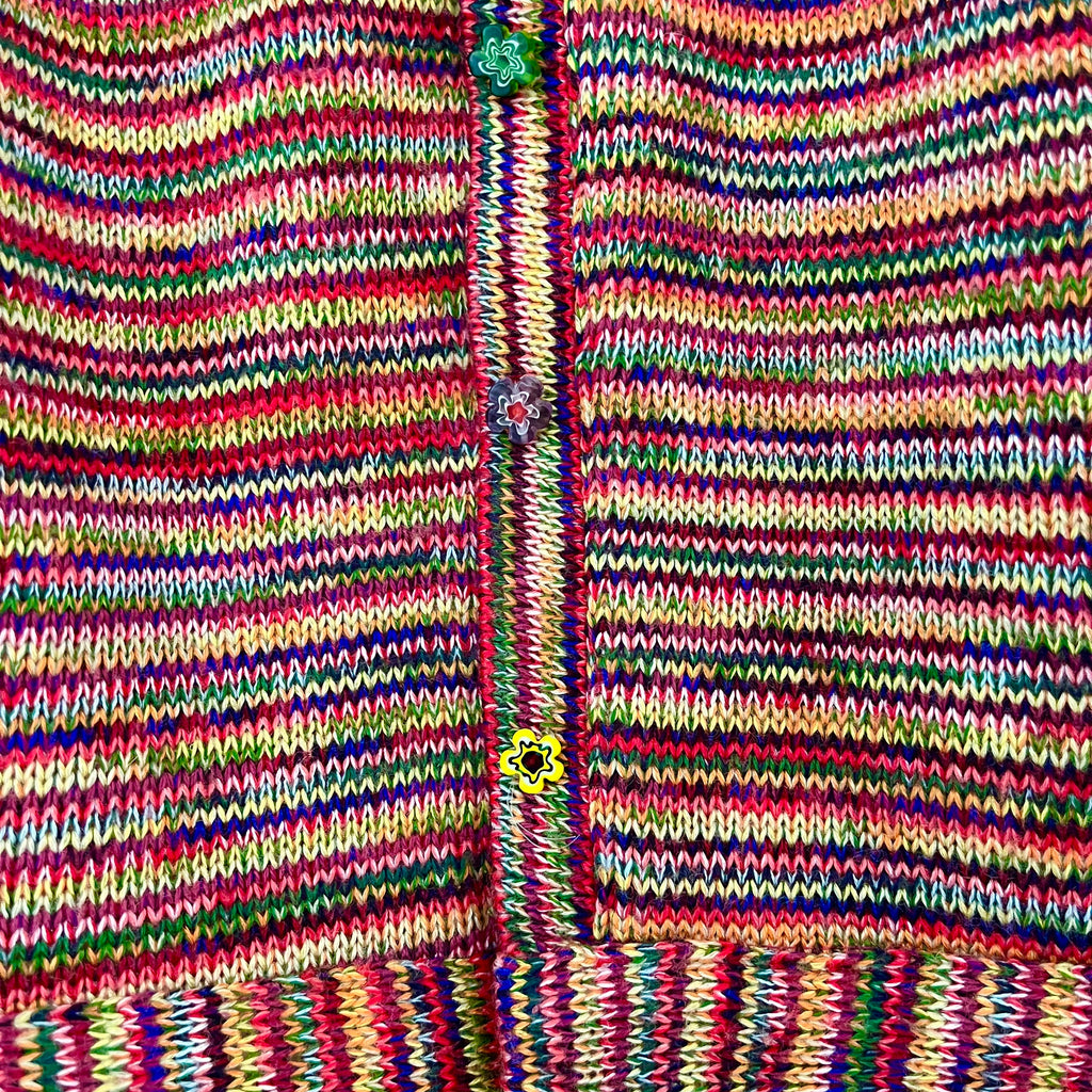 Collina Strada Multicolour Knit Vest Size S.