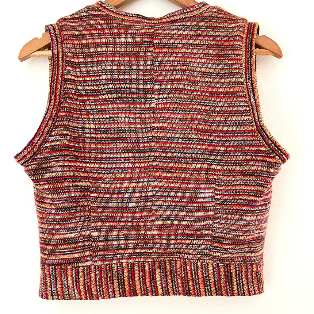 Collina Strada Multicolour Knit Vest Size S.