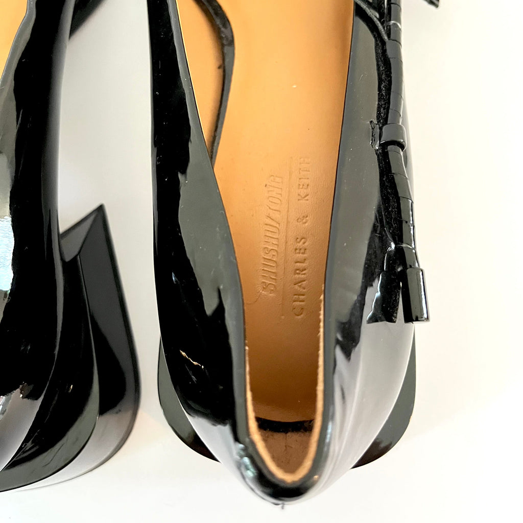 SHUSHU/TONG x Charles & Keith CHLORIS Mary Jane Pumps Size 36.
