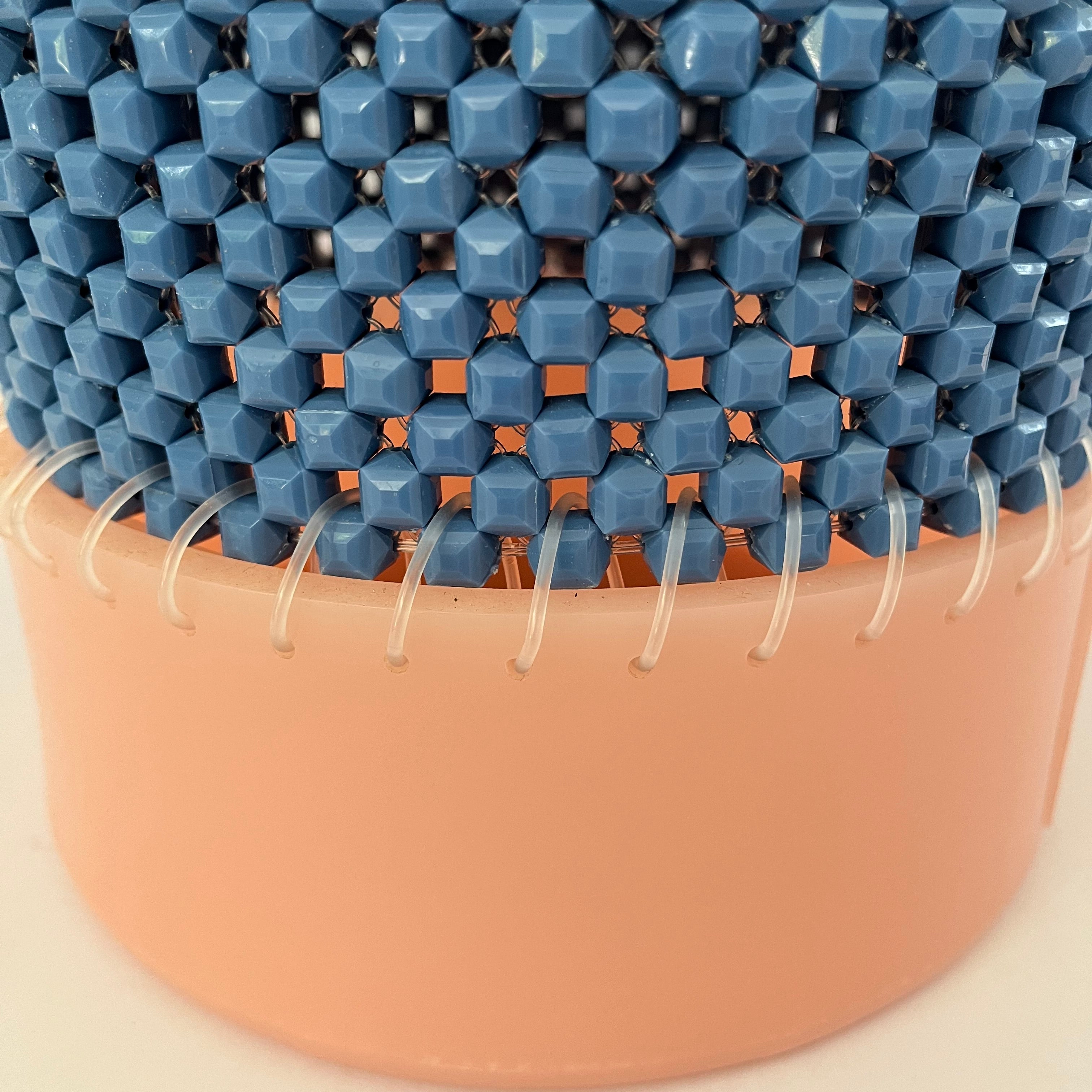 Lucy Folk Sample Beaded Bucket Bag.