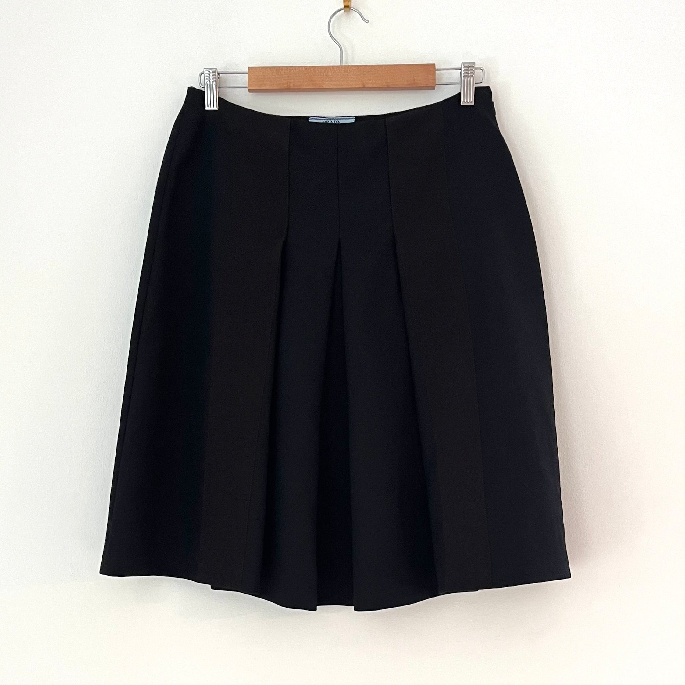 Prada Archive Black Skirt Size 44/AU12.