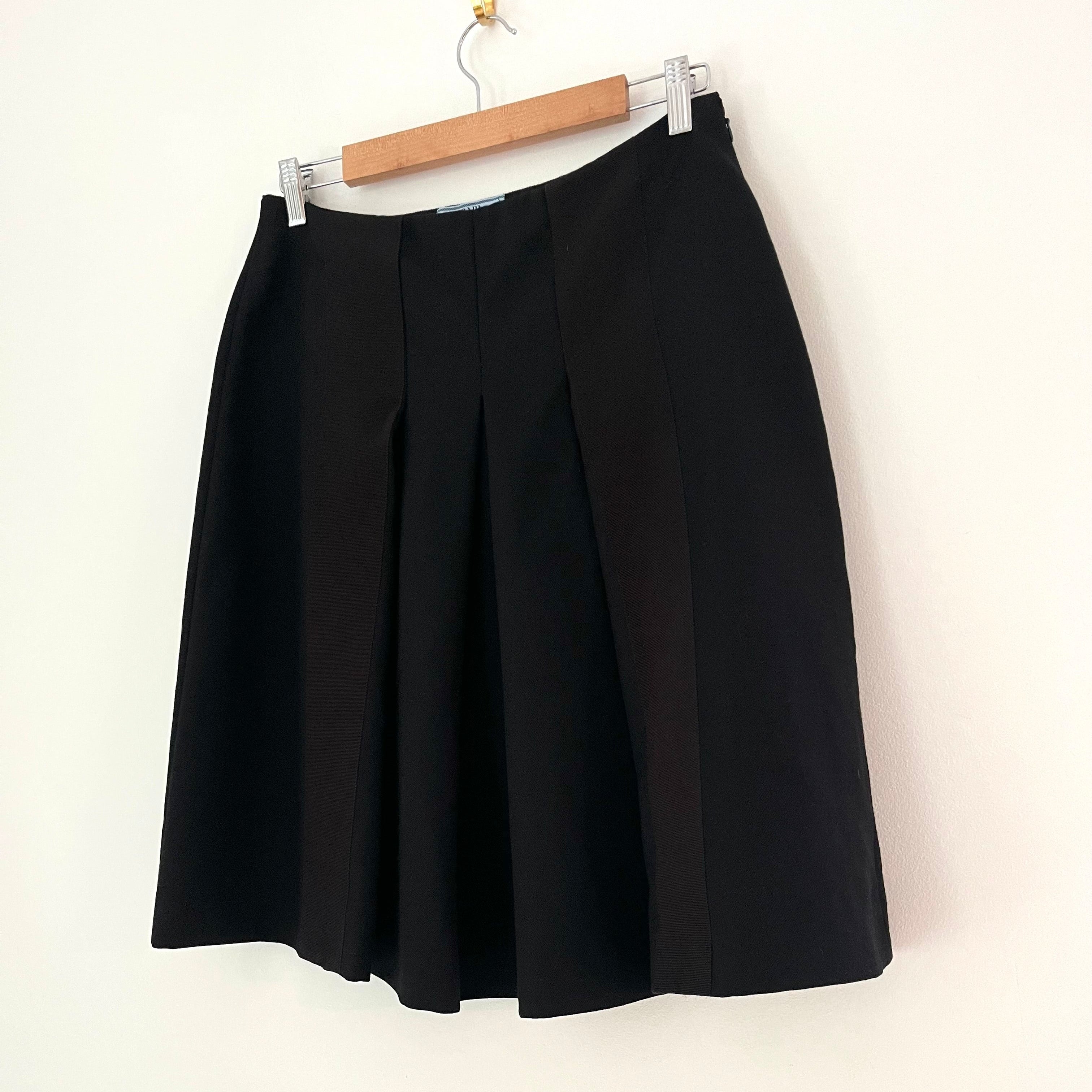 Prada Archive Black Skirt Size 44/AU12.