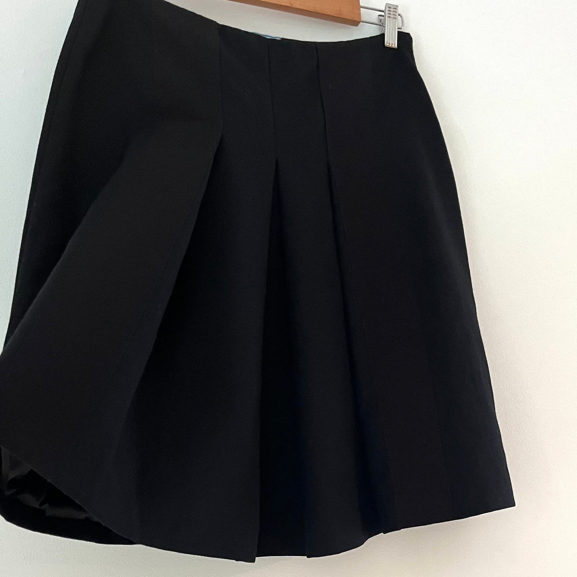 Prada Archive Black Skirt Size 44/AU12.
