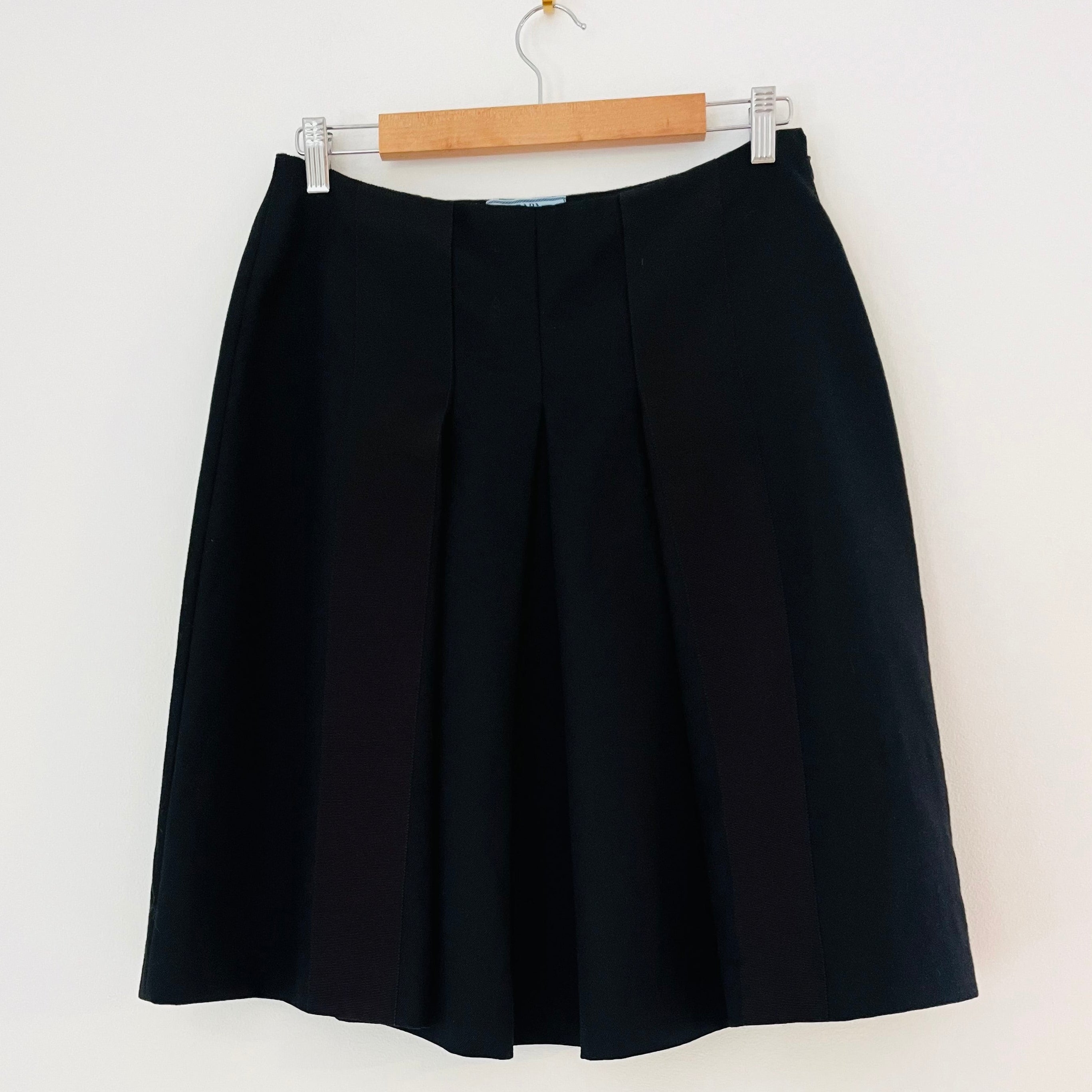 Prada Archive Black Skirt Size 44/AU12.