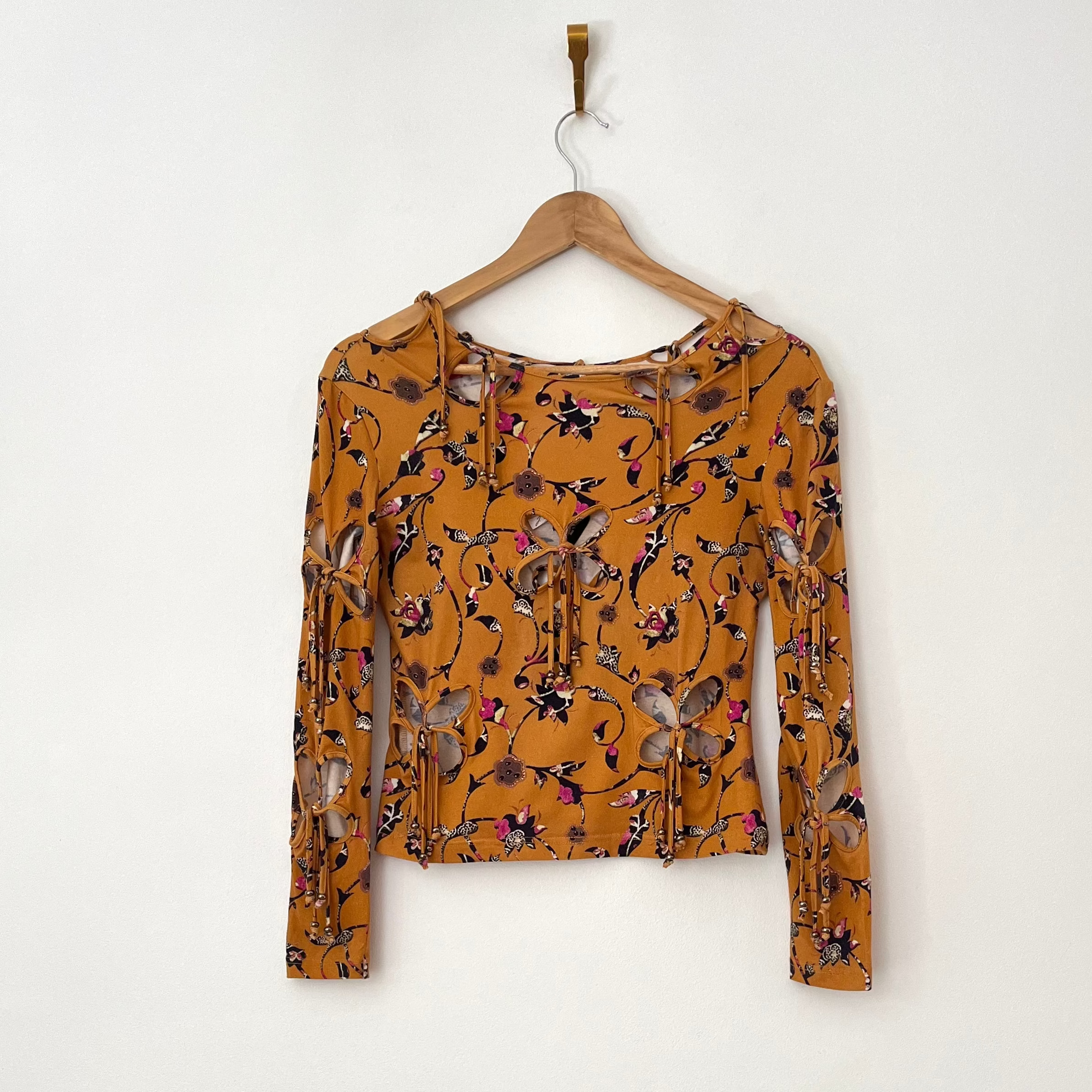 J. Kim MINIATURES Long Sleeve Top in Mustard.