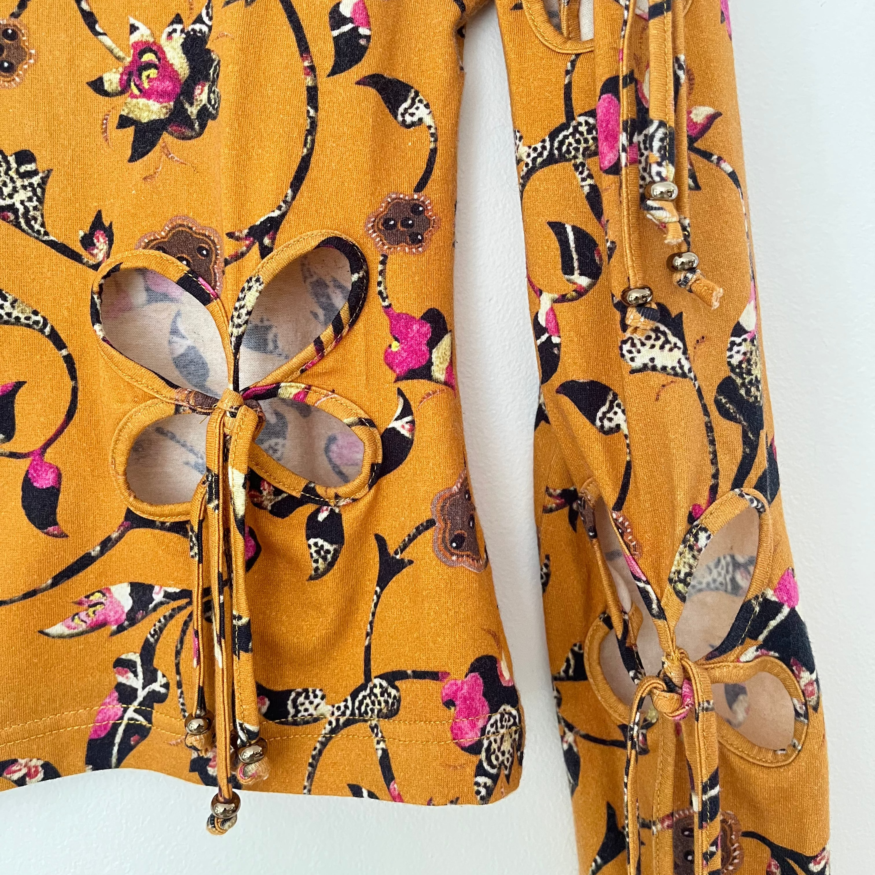 J. Kim MINIATURES Long Sleeve Top in Mustard.