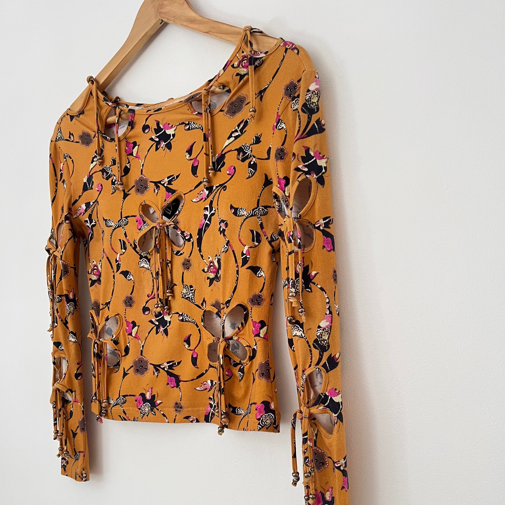 J. Kim MINIATURES Long Sleeve Top in Mustard.