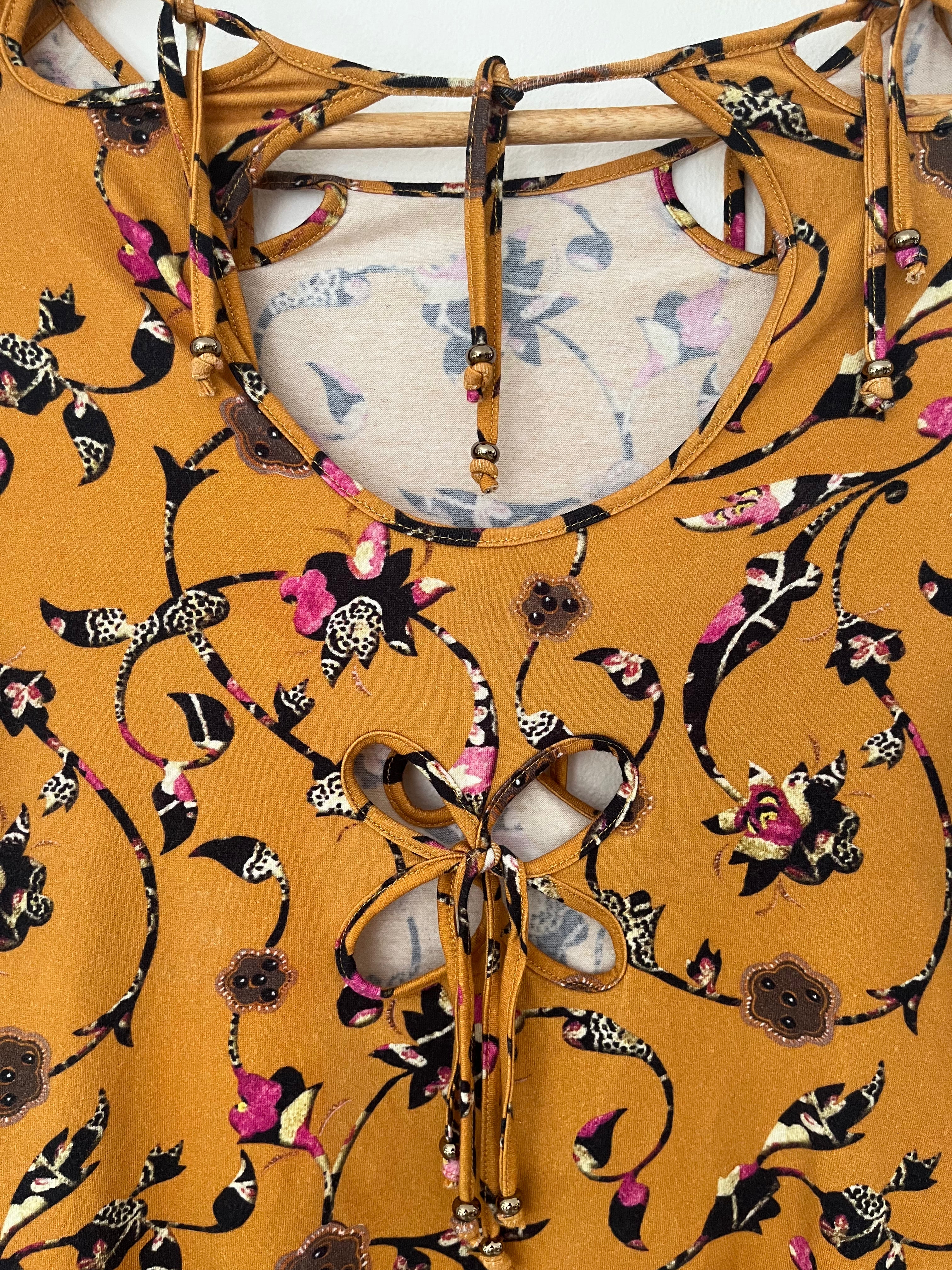 J. Kim MINIATURES Long Sleeve Top in Mustard.