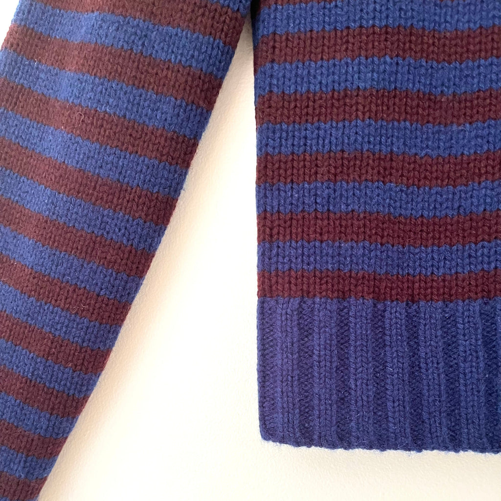 Apres Studios Wool Striped Knit Cardigan Size M/L.