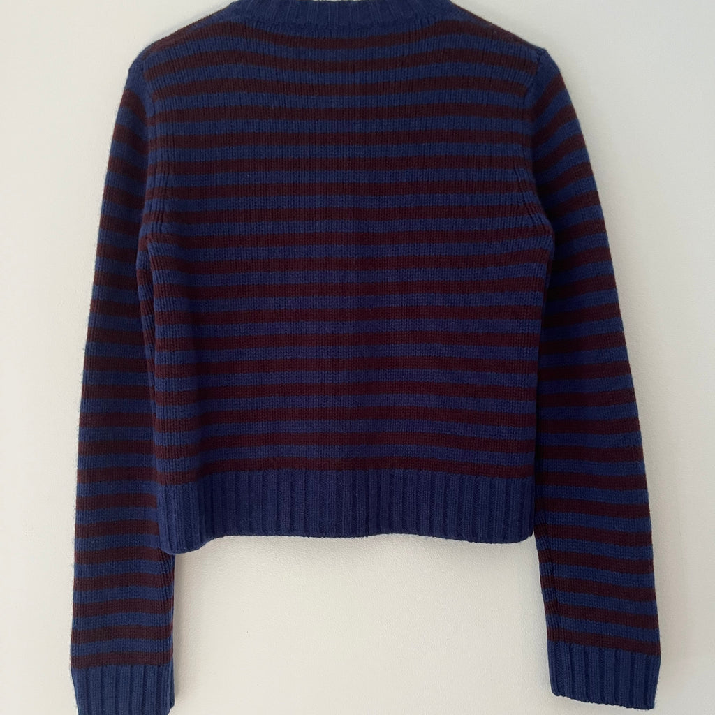 Apres Studios Wool Striped Knit Cardigan Size M/L.